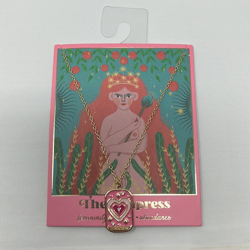 The Empress Femininity Beauty Abundance Gold Heart Necklace - Picture 5 of 6